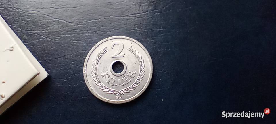 Stare monety 2 fillery 1955 Węgry Lesko