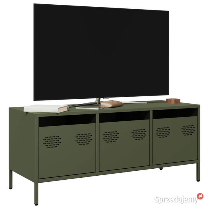 Szafka RTV oliwkowa 1015x39x435 stal walcowana mazowieckie Warszawa sprzedam