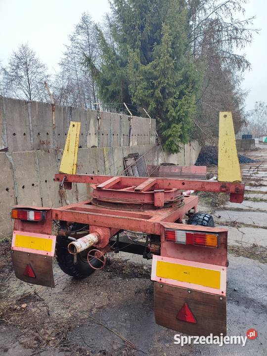 Przyczepa dłużyca z obrotnicą na części bez Protasy