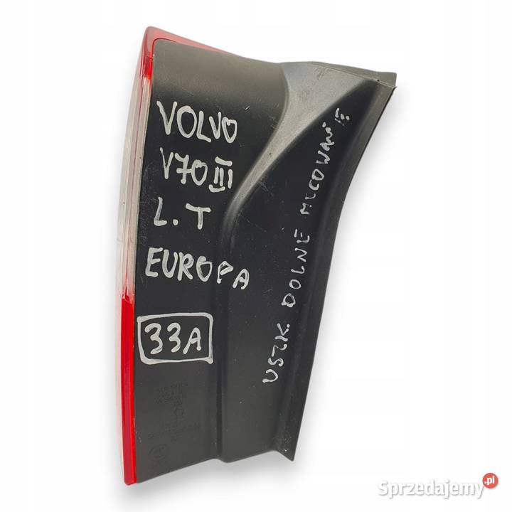 LAMPA LEWA Volvo V70 III 20072013 tylna tylnia