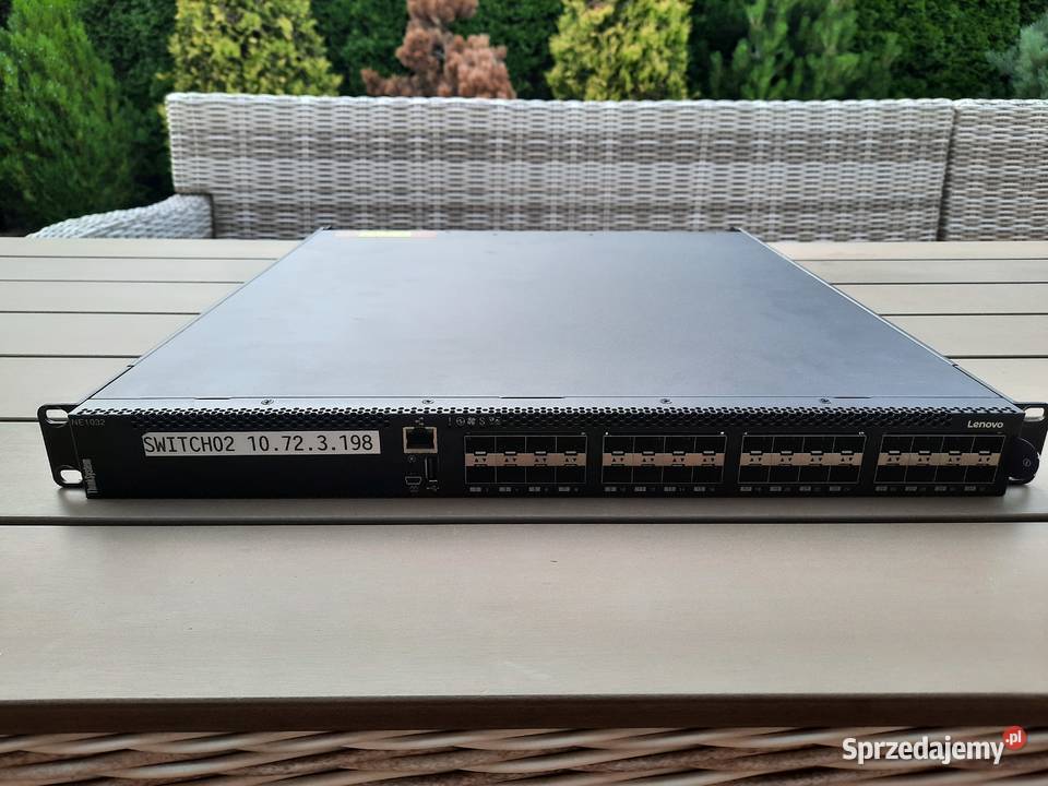 Lenovo Thinksystem NE1032 rackswitch Elektronika wielkopolskie sprzedam