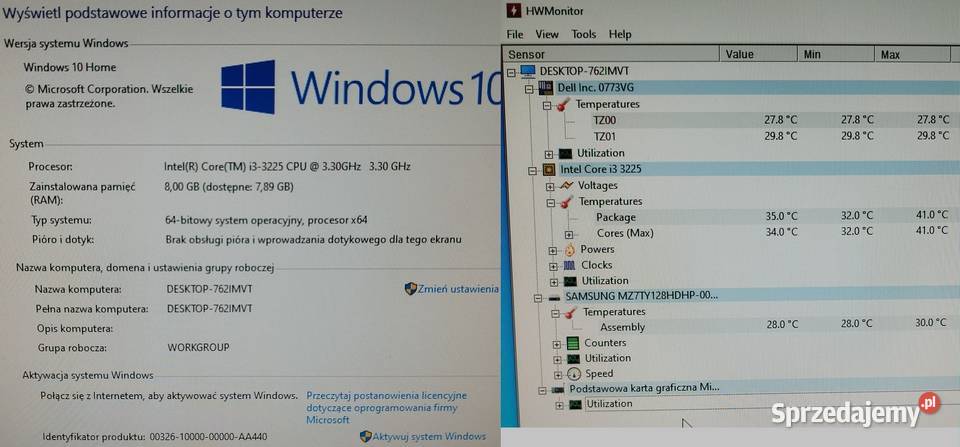 komputer DELL optiplex 7010 core i3 3225 sprzedam