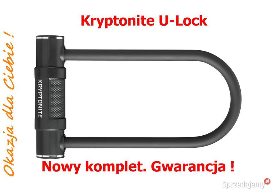 Mocne Zapięcie rowerowe Kryptonite ULock NOWE Kraków