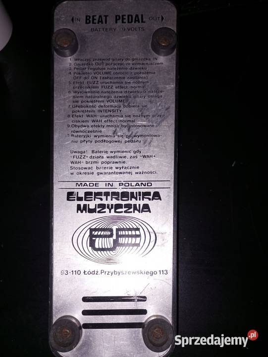 Fuzz unikat prl Efekt gitarowy kaczka Częstochowa