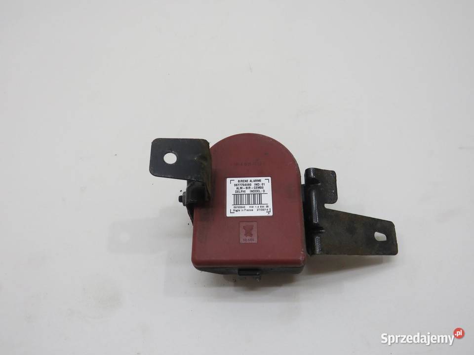 SYRENA ALARMU KLAKSON PEUGEOT 308 T9 9677756080