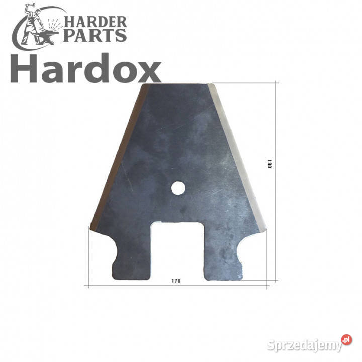 Nóż HARDOX części do przyczepy samozbierającej nieuszkodzony Części zamienne Suwałki sprzedam