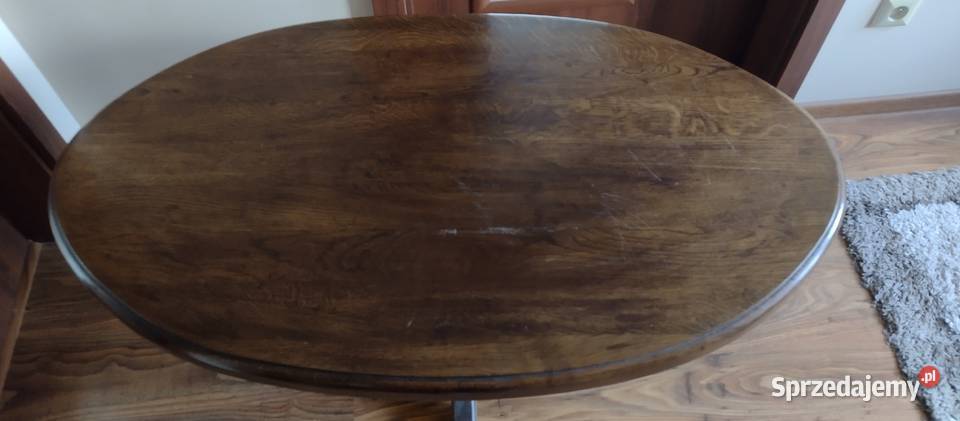 Ława dębowa owalna świętokrzyskie sprzedam