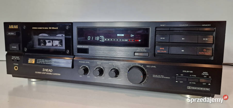 Magnetofon catette deck Akai GX65 GX 65 mk2 Międzychód