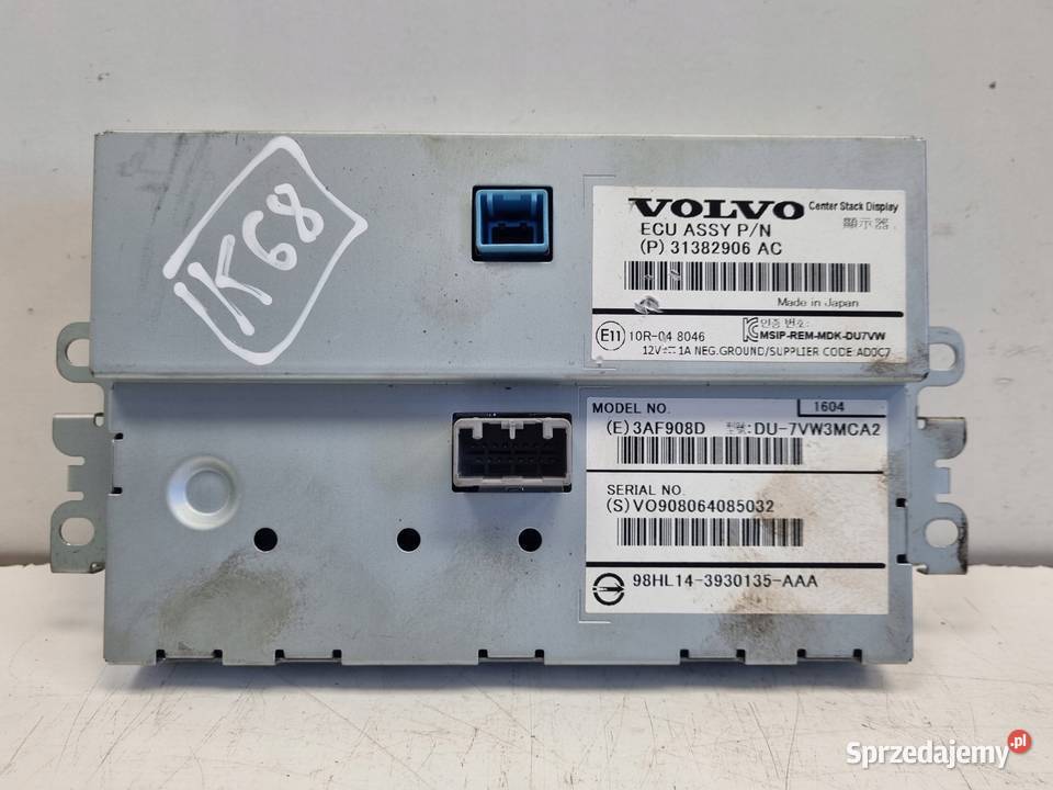 Volvo V40 II EKRAN NAWIGACJI Wyświetlacz monitor Janów sprzedam