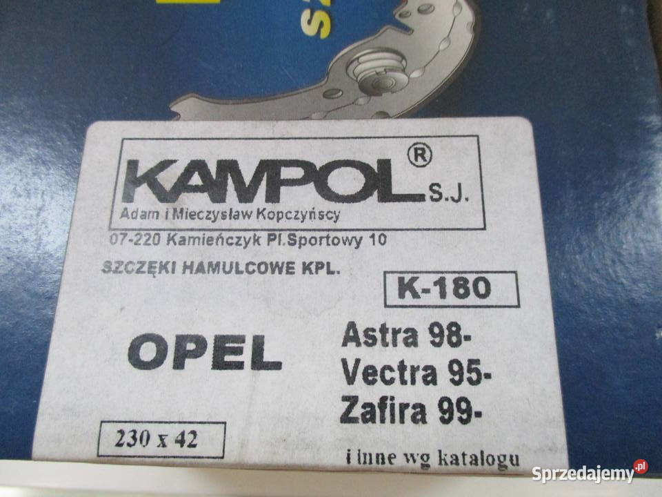 Szczęki hamulcowe Opel AstraVectra Zafira 94 Łódź