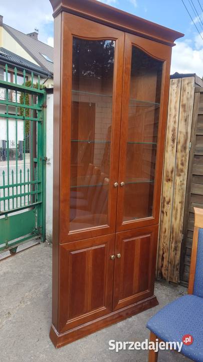 Witryna narożna KLOSE elegancka drewno sprzedam