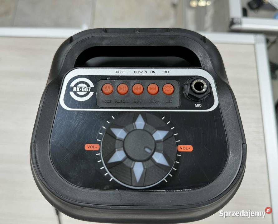 Głośnik przenośny KK667 z mikrofonem Elbląg