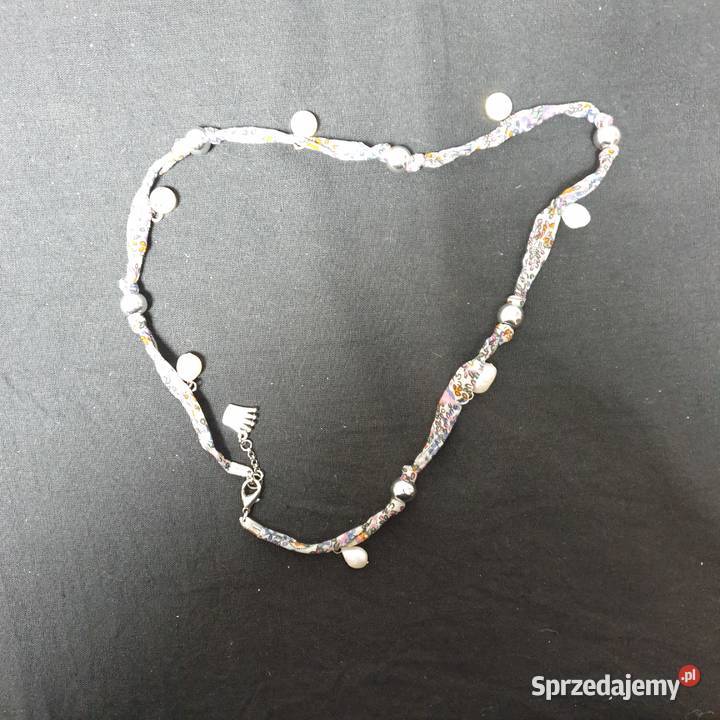 Naszyjnik perełki kryształki mazowieckie