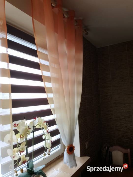 FIRANA komplet 2 biała woal przelotki 150x230 Łomża