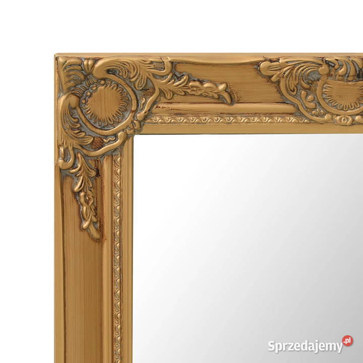Lustro ścienne w stylu barokowym 60x60 złote mazowieckie Warszawa sprzedam
