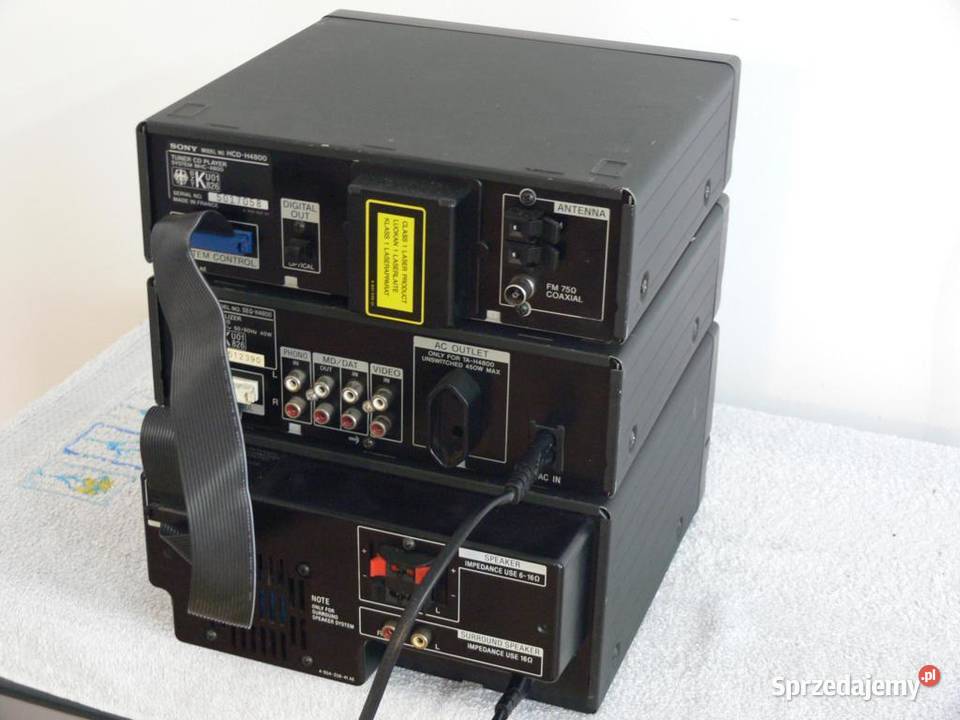 Wzmacniacz korektor CD i tuner Sony MHC4800 Gdańsk