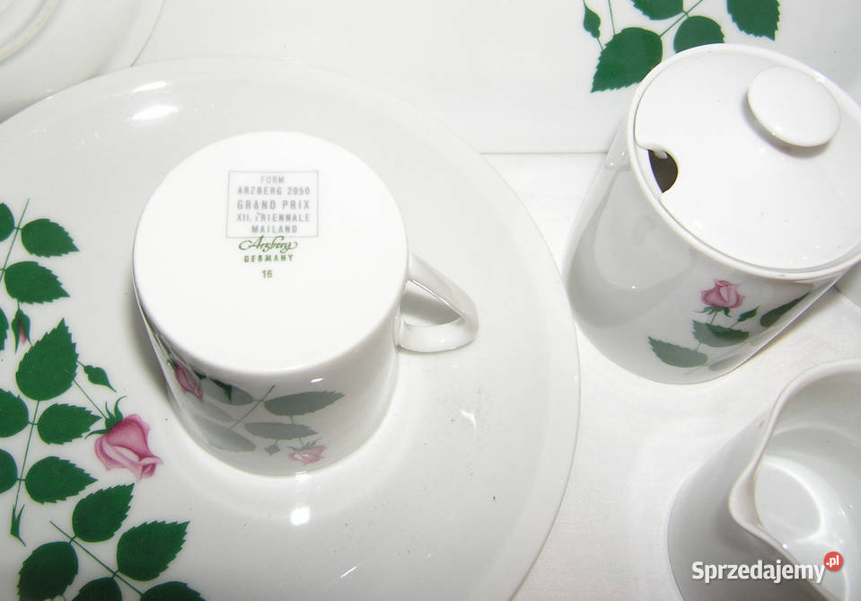 serwis do espresso vintage Arzberg UNIKATD170 Porcelana i szkło Bartków sprzedam