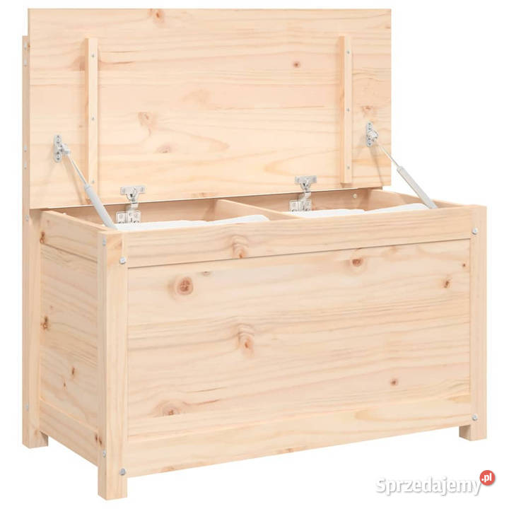 Ławka 80x41x77 lite drewno sosnowe WM823549 Warszawa