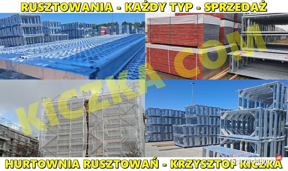 Tania Wieża z Rusztowania 105m x 3m Słupek Rusztowania