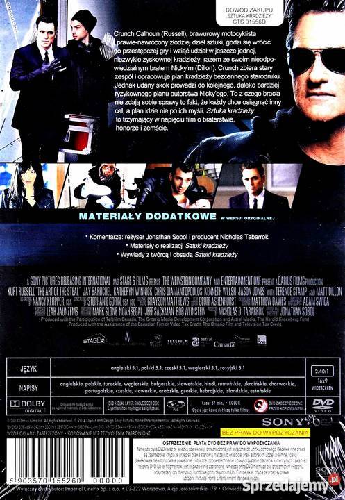 SZTUKA KRADZIEŻY KURT RUSSELL pełne