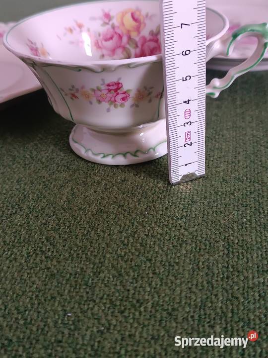 Zestaw śniadaniowy porcelana bez sygnatury Gorlice