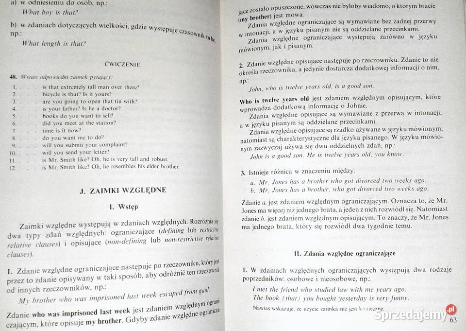 Mała gramatyka języka angielskiego z ćwiczeniami lubelskie Chełm