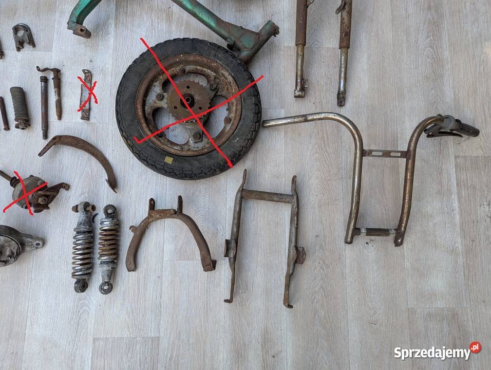 Motorynka Stella części różne z rozbiórki małopolskie Krzeszowice
