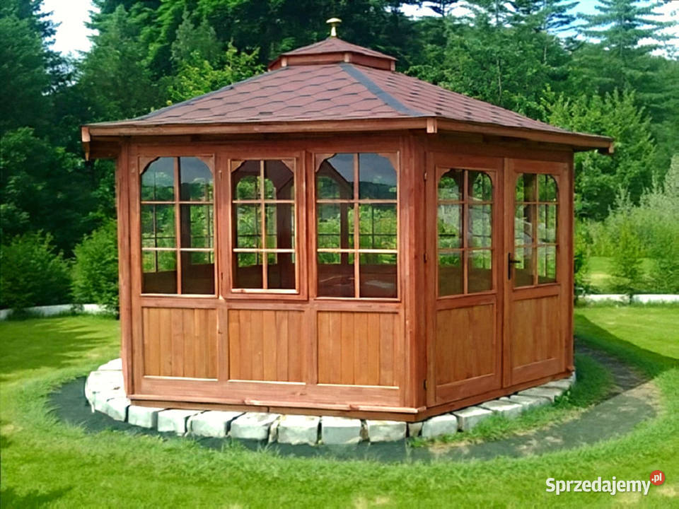 ALTANA 15 SZKLANA ALTANKA OGRODOWA DOMEK Parzymiechy sprzedam