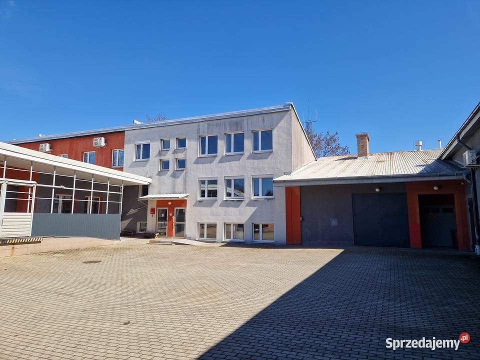 Hale magazynowoprodukcyjne z częścią biurową sprzedam