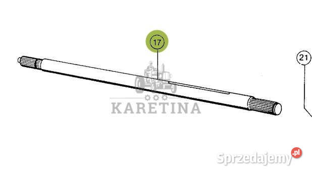 Claas Dominator 96 Wałek Pośredni 0006068741 00 Jastrzębniki