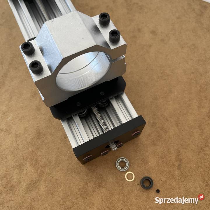Oś Z 120mm cnc uchwyt wrzeciona 52mm prowadnica wielkopolskie Śrem sprzedam