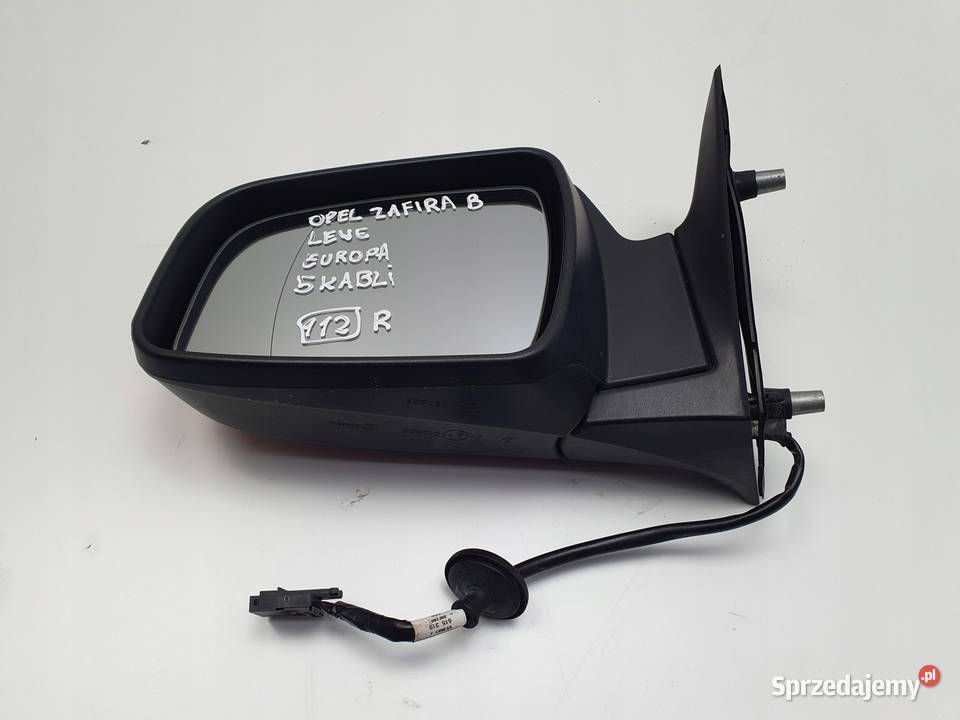 LUSTERKO LEWE Opel Zafira B 0514r KIEROWCY 5 Pin Rudka