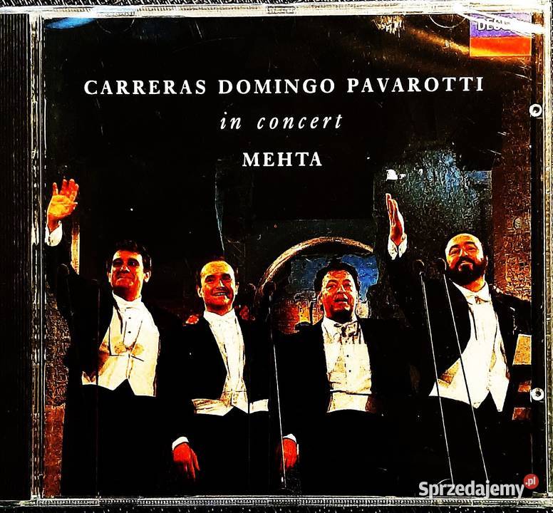 Wspaniały Koncert CARRERAS DOMINGO PAVAROTTI In 1 płyta śląskie Katowice