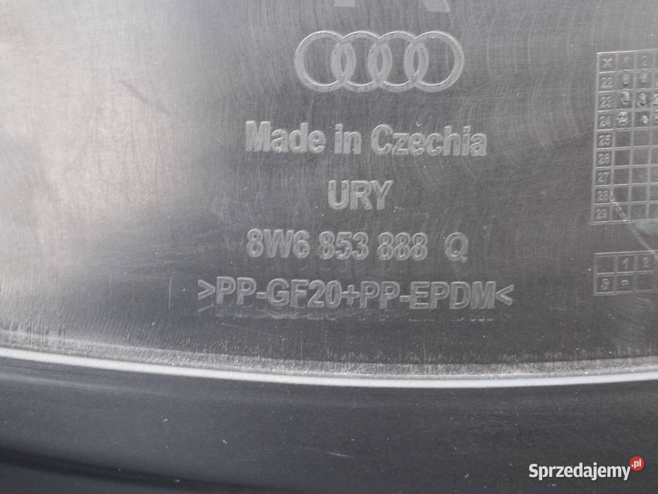 AUDI A5 8W NADKOLE PRAWY PRZÓD PRAWE PRZEDNIE Nadkola lubuskie Bieleń