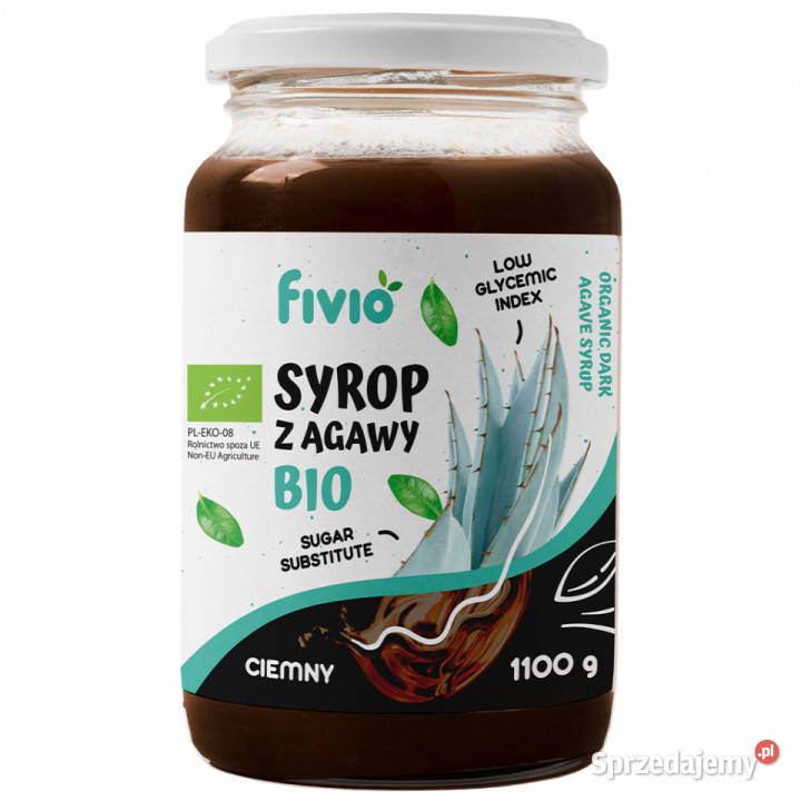 BIO Syrop z agawy ciemny 1100G Brzozów
