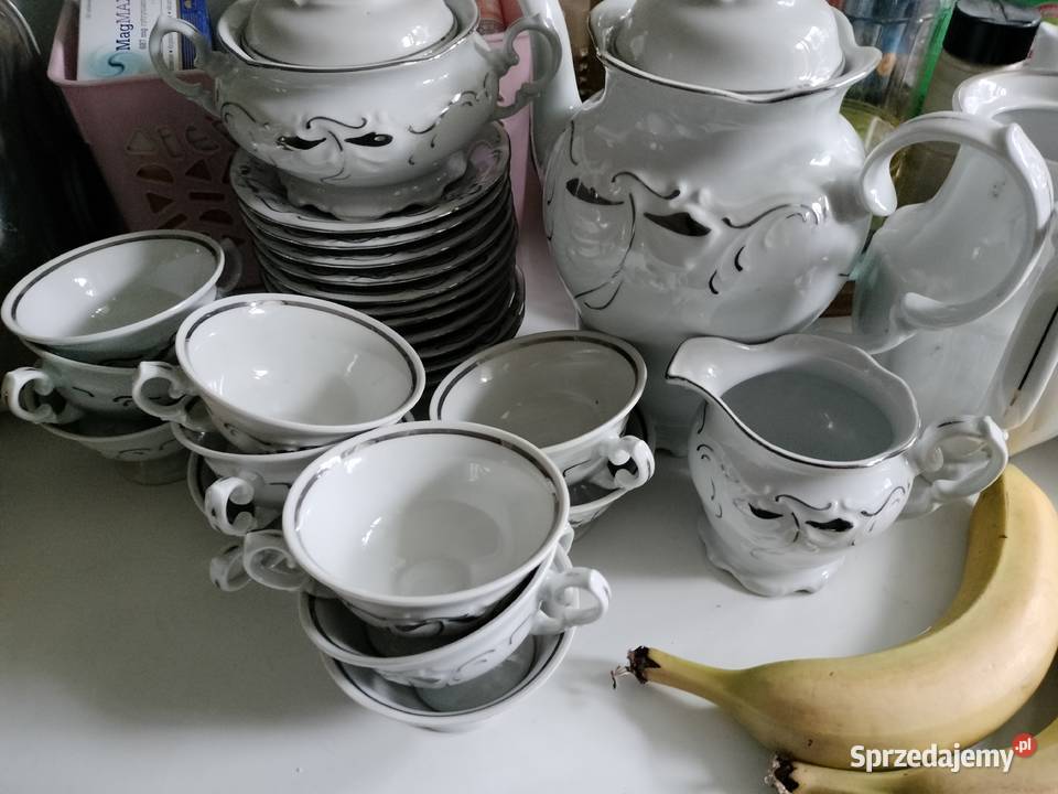 Serwis kawowy Wałbrzych srebrzony zachodniopomorskie Choszczno sprzedam
