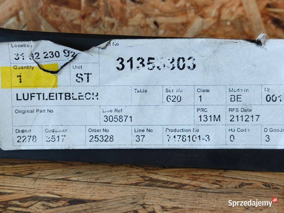 VOLVO S60 V60 LISTWA HOKEJ SPOILER ZDERZAK PRZÓD Pleszew sprzedam