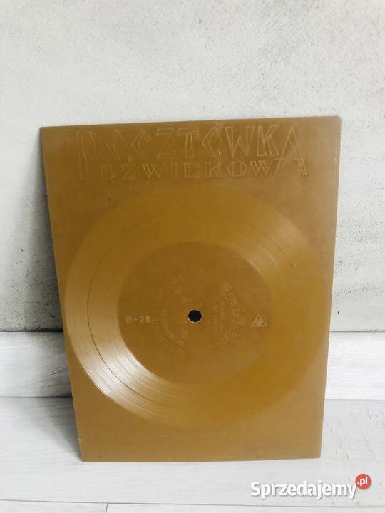 Pocztówka dźwiękowa H Fabian Napisze do z łódzkie