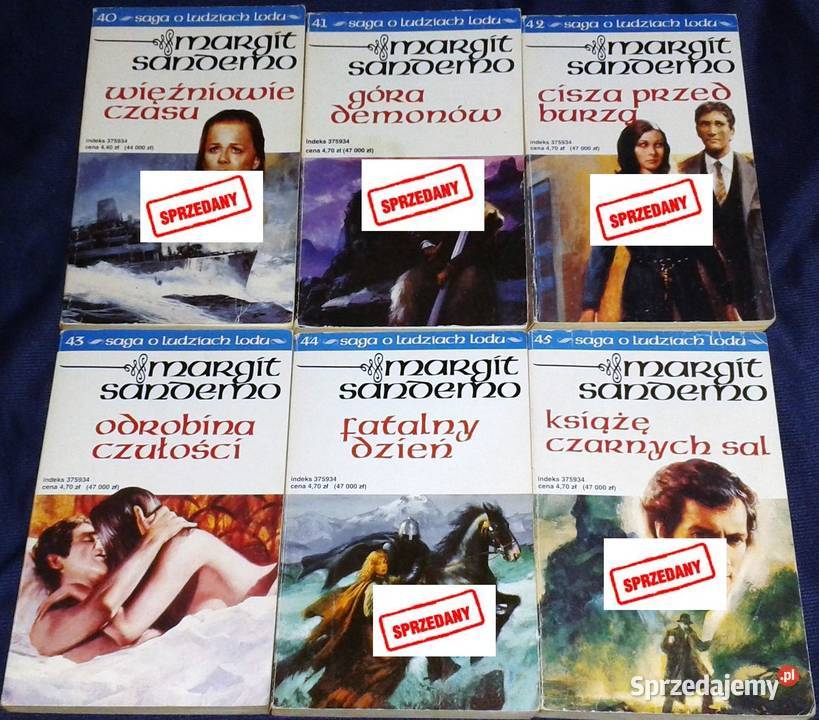 Saga o Ludziach Lodu 33 części Margit Sandemo Rok wydania 1996