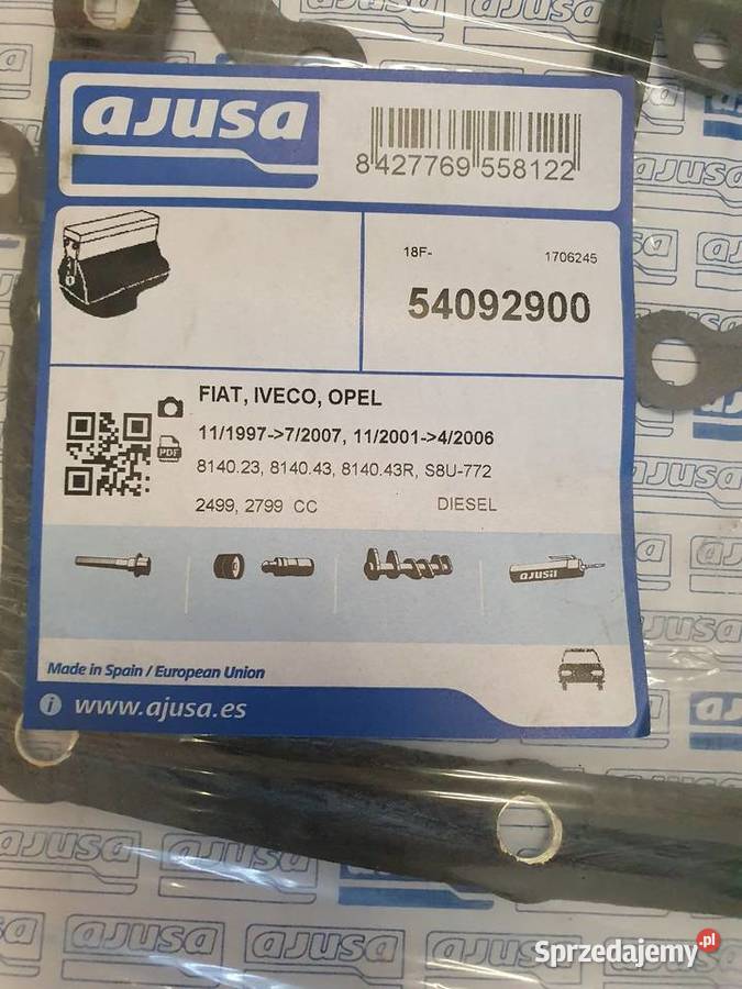 Zestaw uszczelek bloku silnika 54032900 Dobre Miasto