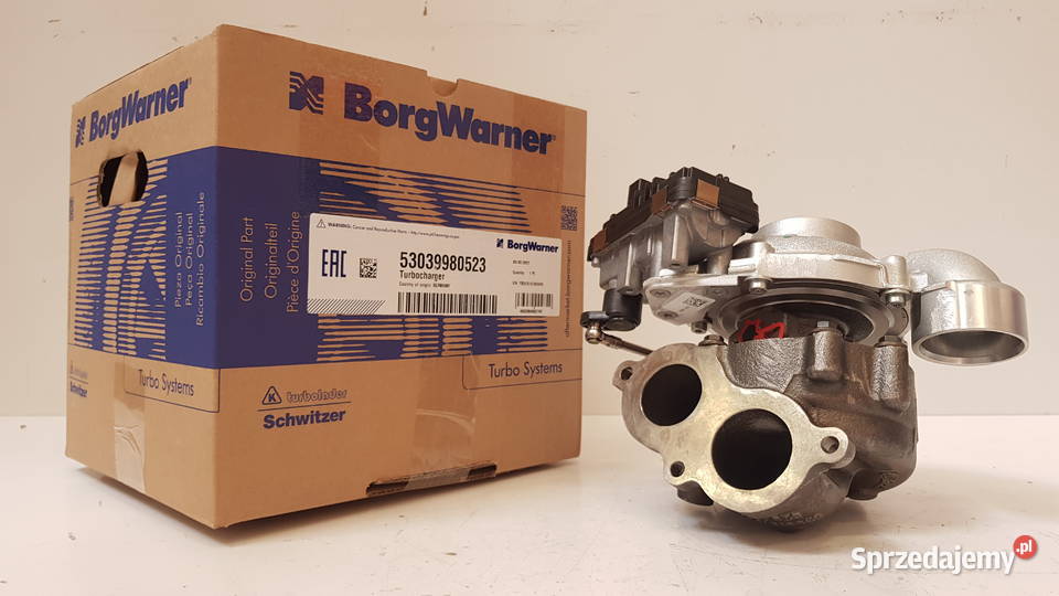 Nowa turbosprężarka BorgWarner KKK 53039980523 Turbosprężarki Siedlce