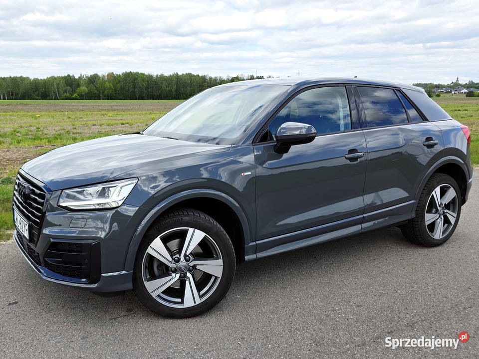 Audi Q2 100 ASO szare z pakietem czerń 86800km