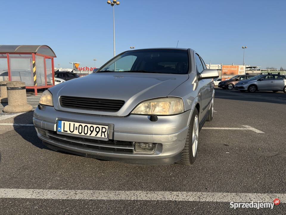 Opel Astra G 20 benzyna LPG 3drzwiowy hatchback skórzana tapicerka lubelskie Lublin