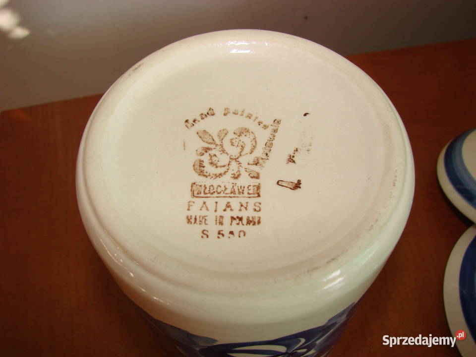 Włocławek fajansowy pojemnik Pruszcz Gdański sprzedam