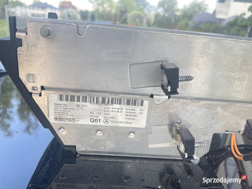 mercedes w 221 radio z cd fabryczne gwarancja mazowieckie Łomianki Dolne