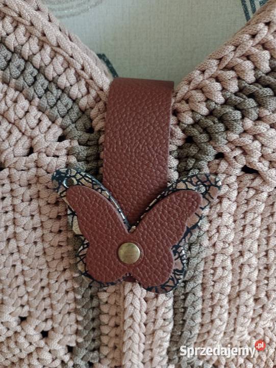 Sznurkowa torebka Handmade Torby i torebki