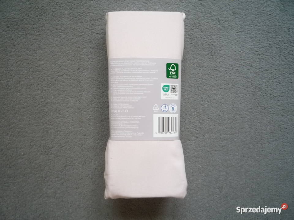 Smukee Nowe Różowe Prześcieradło Satynowe z zachodniopomorskie Szczecin