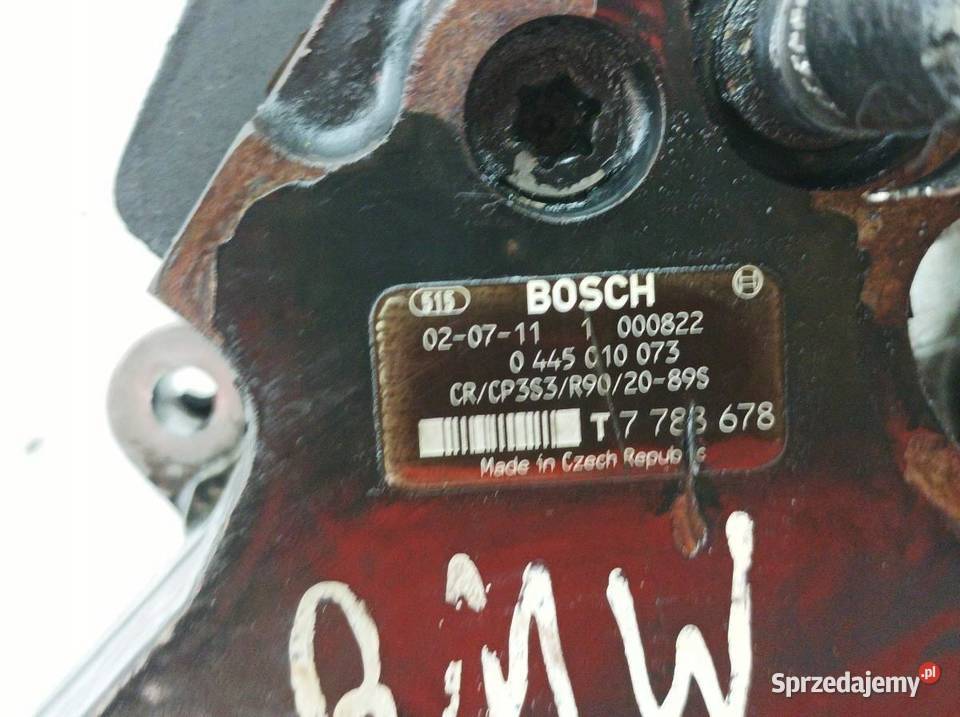 POMPA WTRYSKOWA 0445010073 30 D M57 Bmw Seria 7 Rok produkcji 2002 Pompy wtryskowe