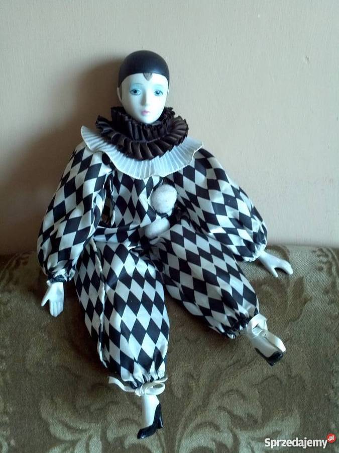 Pierrot lalka porcelanowa Dąbrowa Górnicza sprzedam