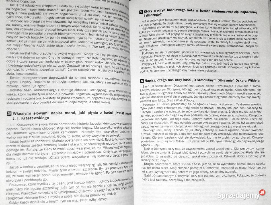 Wzory wypracowań Szkoła podstawowa Bogumiła Chełm sprzedam